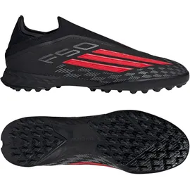 adidas F50 Pro Laceless TF Herren Core Black/Lucid Red 39