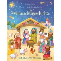 Usborne Verlag Mein erstes Stickerbuch: Die Weihnachtsgeschichte