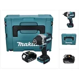 Makita DTW 700 F1J Akku Schlagschrauber 18 V 700 Nm 1/2" XPT Brushless + 1x Akku 3,0 Ah + Makpac - o (Akkubetrieb)