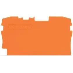 Wago 2004-1292 Abschluss- und Zwischenplatte, 1 mm dick, orange 20041292 - 25 Stück