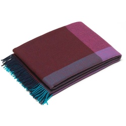 Vitra - Colour Block Blankets Blue/Bordeaux - 204 cm - 130 cm