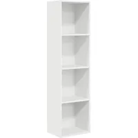 vidaXL Bücherregal 40 x 30 x 152 cm Weiß