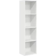 vidaXL Bücherregal 40 x 30 x 152 cm Weiß