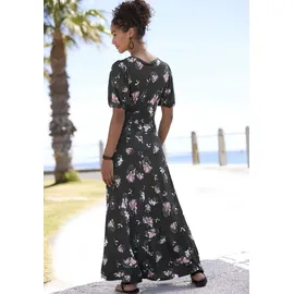 VIVANCE Maxikleid Blumendruck Schwarz 46