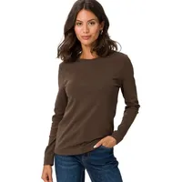 Zero Damen Shirt aus Bio Baumwolle Slate Oliv,36 -