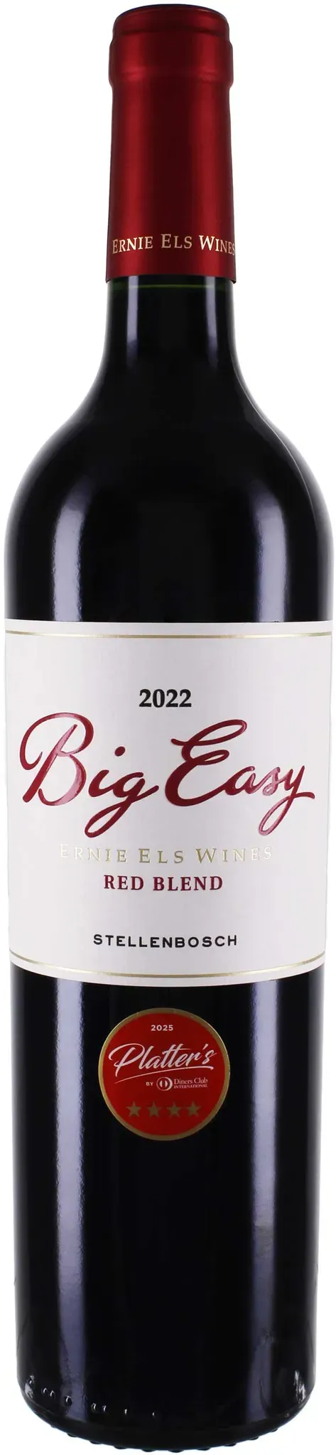 Ernie Els Wines 2022 Ernie Else Big Easy Red 2022 Cabernet Franc,Cabernet Sauvignon,Malbec,Merlot,Petite Verdot,Shiraz Südafrika