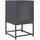 vidaXL Nachttisch Anthrazit 36x39x60,5 cm Kaltgewalzter Stahl