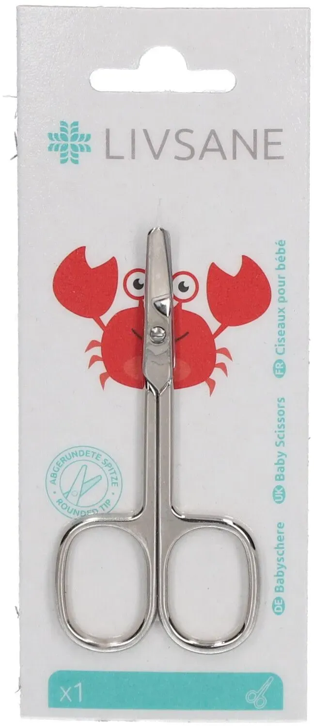 Livsane® Babyschaar met afgeronde bladen 1 St Schaar