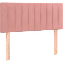 vidaXL Boxspringbett 100 x 200 cm Rosa