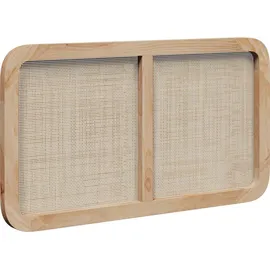 vidaXL Kopfteil mit Kopfteil Natur 100 x 55 x 3 cm Rattan - Braun