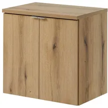[en.casa] Waschbeckenunterschrank Skelbolu 60 x 60 x 40 cm Beige
