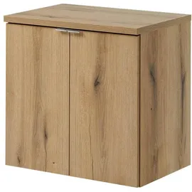 [en.casa] Waschbeckenunterschrank Skelbolu 60 x 60 x 40 cm Beige