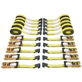 Vevor Spanngurte 10er-Set 0,05 x 9 m 4536 kg