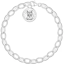 Thomas Sabo Charm-Armband m. Goldbären Logo-Ring