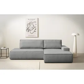OTTO home Eckcouch Cord 2-Sitzer Grau