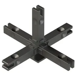 Cadro Verbindungsknoten 5-fach LED-Verbindung Edelstahl Optik