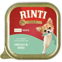 Rinti Gold Mini Hirsch & Rind 32 x 100 g