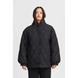 ICHI IHHANSA JA2", Damen, Steppjacke Übergangsjacke Jacke mit Stehkragen farblich passend gefüttert loose fit, hüftlang, Jacken