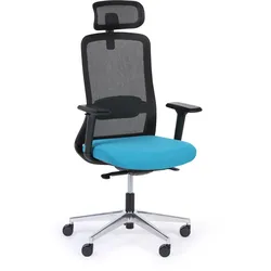 Bürostuhl JILL, schwarz/blau