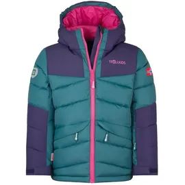 TROLLKIDS Narvik Jacke Midnight Petrol/Deep Violet/Dark Pink 152