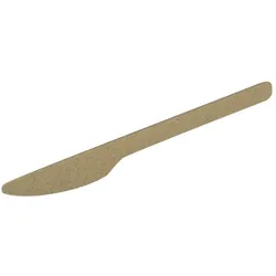 greenbox - Mehrweg Messer "Häppy Cutlery" 18 cm, natur, 60 St.