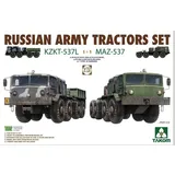 Takom Russian Army Tractors KZKT-537L & MAZ537 1+1 1:72