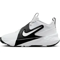 Nike Team Hustle D ältere Kinder Basketballschuh, White/White-Black, 40