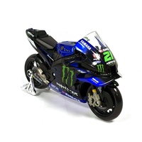 Maisto® Spielzeug-Auto »Modellmotorrad - MotoGP Yamaha YZR-M1 (21 Franco Morbidelli, Maßstab 1:18)«, detailliertes Modell blau