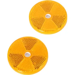 Rund-Reflektor, orange, 2 Stück