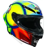 AGV Pista GP RR Soleluna 2021, Integralhelm - Neon-Gelb/Blau/Schwarz/Rot - S