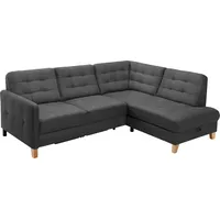 exxpo - sofa fashion Ecksofa »Elio, L-Form«, wahlweise mit Bettfunktion und Bettkasten, blau