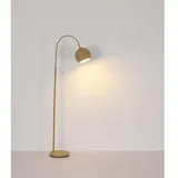 GLOBO Stehlampe Stehleuchte Deckenfluter Schlafzimmerleuchte schwarz Metall, 1x E27, LxBxH: 46x25x150 cm