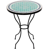 Marokkanischer Mosaiktisch orientalischer Tisch Bistrotisch Gartentisch 60cm Fer