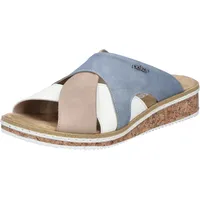 Rieker Damen V3683 Pantolette, Mehrfarbig, 39 EU