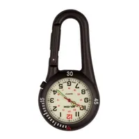 Klox Taschenuhr Mit Karabiner Befestigung Weißem Ziffernblatt Ideal Für Ärzte, Krankenschwestern