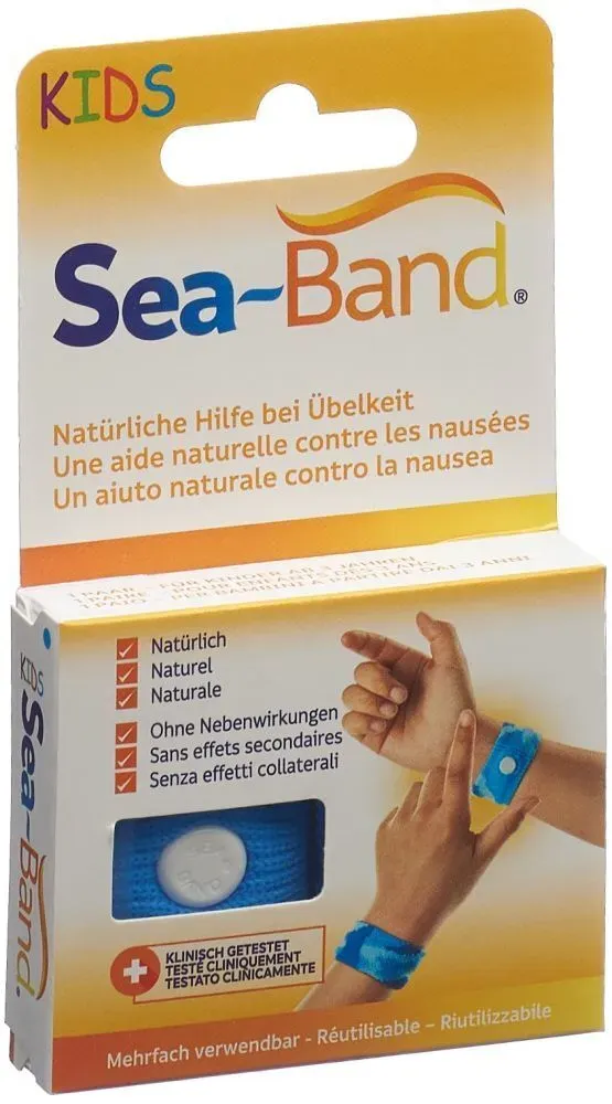 Sea-Band® Armband acupression enfant bleu