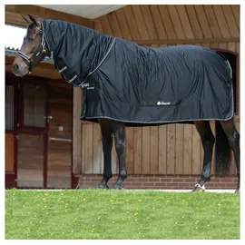 Bucas Shamrock Power Full Neck Abschwitzdecke 130 cm Schwarz/Silber