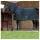 Bucas Shamrock Power Full Neck Abschwitzdecke 130 cm Schwarz/Silber