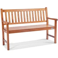 Vevor Gartenbank Terrassenbank aus Holz, 127 cm Parkbank Ruhebank