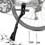 Zhtulck Fahrradständer 24-29 Zoll, Höhenverstellbar Fahrrad Ständer, Universal Fahrradständer Mountainbike rutschfest Seitenständer Fahrrad, Stabil Ständer Fahrrad für MTB, Citybike,E-Bike