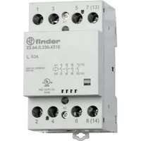 Finder Contactor 63A, 3 NO + 1 NC, 24vac/dc,