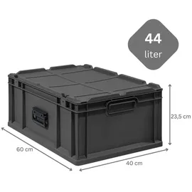 Proregal Eurobox NextGen Portable 23,5 x 40 x 60 cm 6-tlg. schwarz