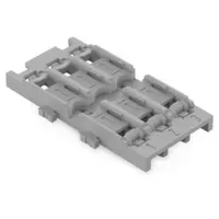 WAGO 221-2533 Befestigungsadapter,3-fach,für Durchgangsverbinder mit Hebel,grau 2212533 - 5 Stück