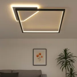 Nowa 2x LED quadratisch schwarz matt