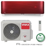 VIVAX R Design ROT / RED 12000 BTU 3,8 KW Klimagerät Split Klimaanlage A+++