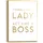 Reinders! Bild LADY BOSS (BHT 30x40x1.60 cm) - gold - BHT 30x40x1.60 cm