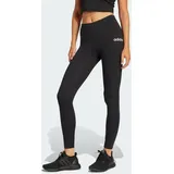 adidas Essentials Linear Cotton Leggings Black / White XL