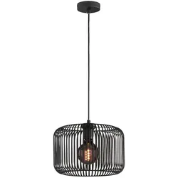 SCHÖNER WOHNEN-Kollektion Pendelleuchte Cage Alu, Eisen, Stahl & Metall