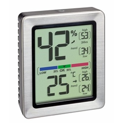 TFA Dostmann Raumthermometer Digitales Thermometer-Hygrometer EXACTO TFA 30.5047.54