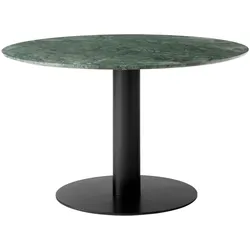 &Tradition In Between SK12 Esstisch, Ø 120 cm, schwarz / verde guatemala